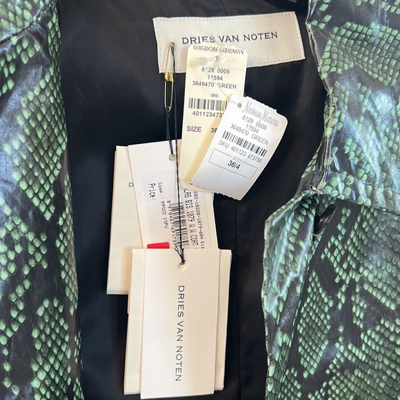 DRIES VAN NOTEN
Snake-Print Coated Cotton-Blend Trench Coat - Picture 5 of 7